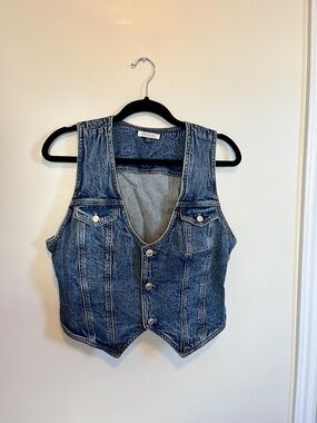 American Eagle Denim Vest